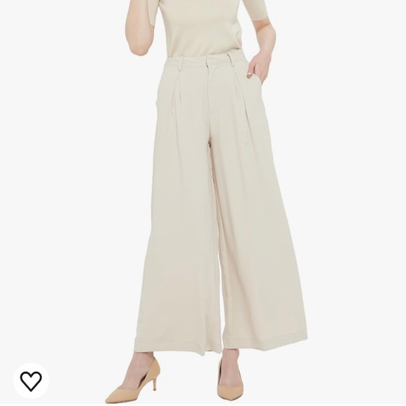 Tronjori Pants - Women High Waist Casual Wide Leg Palazzo Pants